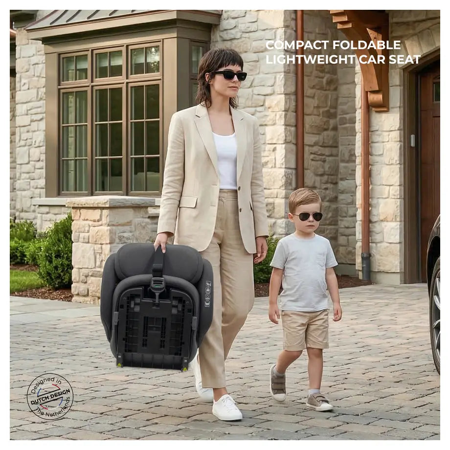 Neobreez-i-Gento Compact Air Travel Car Seat Group 1/2/3 (Grey)