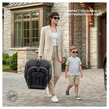 Neobreez-i-Gento Compact Air Travel Car Seat Group 1/2/3 (Grey)