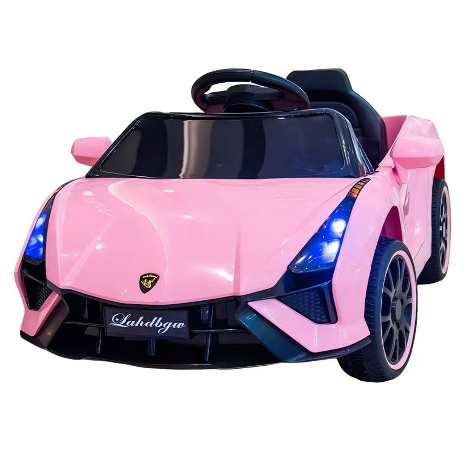 Orbic Kids Lamborghini Style Battery Ride On Car 12V4.5Ah (Pink)