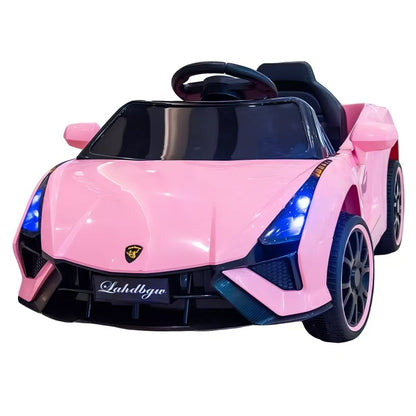 Orbic Kids Lamborghini Style Battery Ride On Car 12V4.5Ah (Pink)