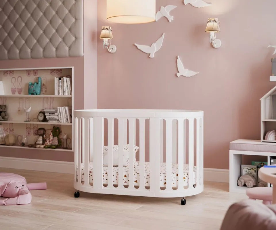 Babyhood Kaylula Sova Cot Classic (White)