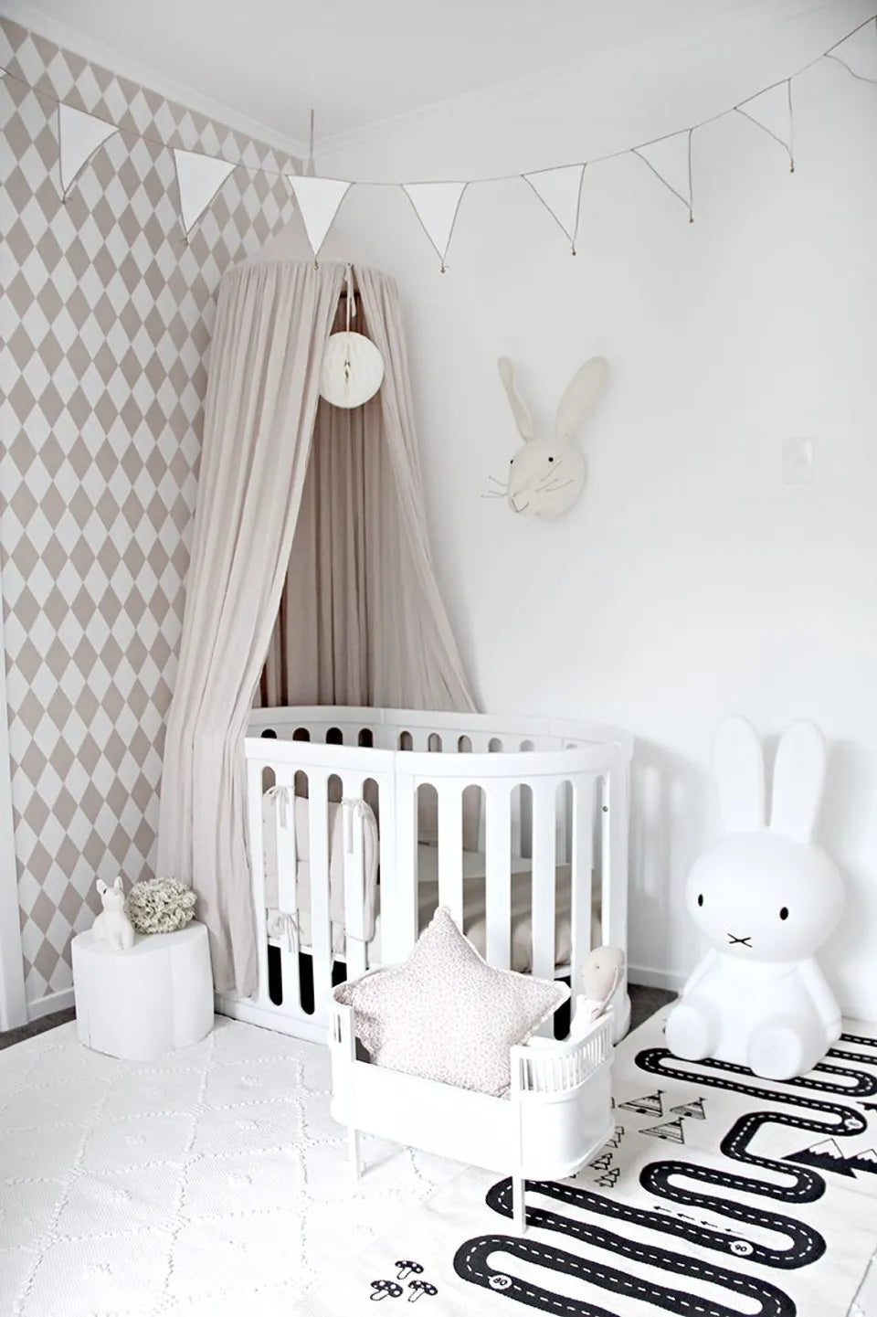 Babyhood Kaylula Sova Cot Classic (White)