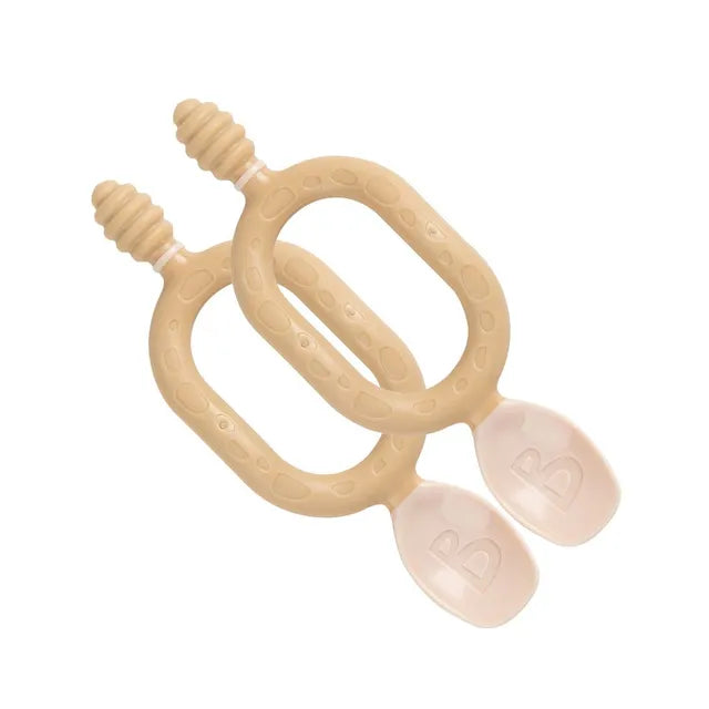 Bibado Dippit Baby Spoon Fawn (Pack of 2)