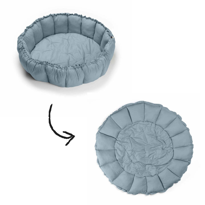 Play and Go Bloom Organic Babymat Dusty Blue