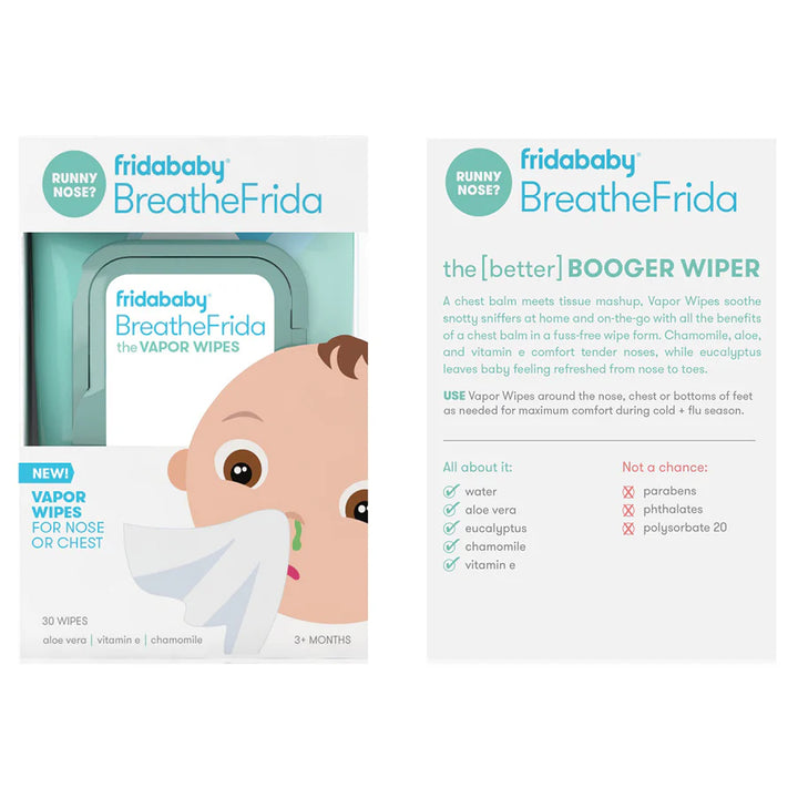 Frida Baby Breathefrida Nose/Chest Wipes 30Pcs