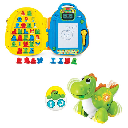 Winfun Lil' Learner Alphabet Backpack & Walk With Me Dinoboo