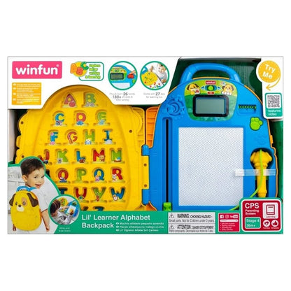 Winfun Lil' Learner Alphabet Backpack & Walk With Me Dinoboo