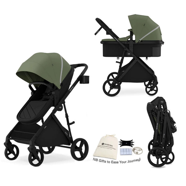Neobreez Hexa 2-in-1 Convertible Stroller with Bassinet