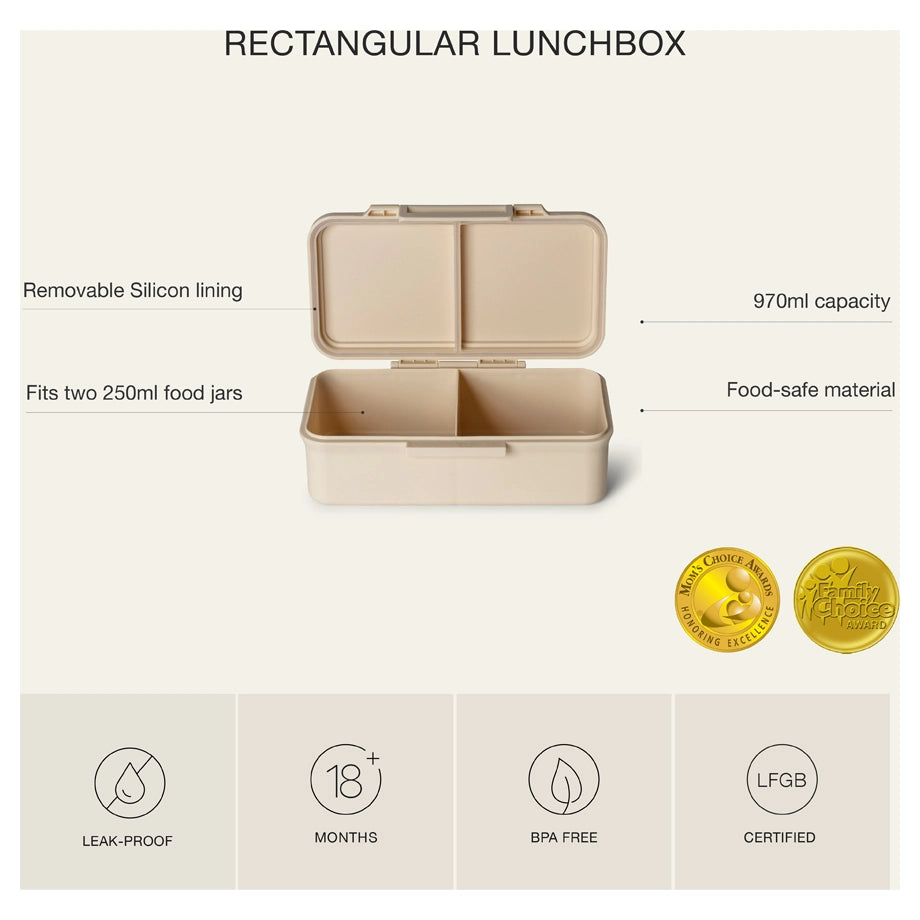 Citron Rectangle Lunchbox (Vehicles)