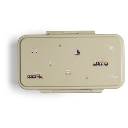 Citron Rectangle Lunchbox (Vehicles)