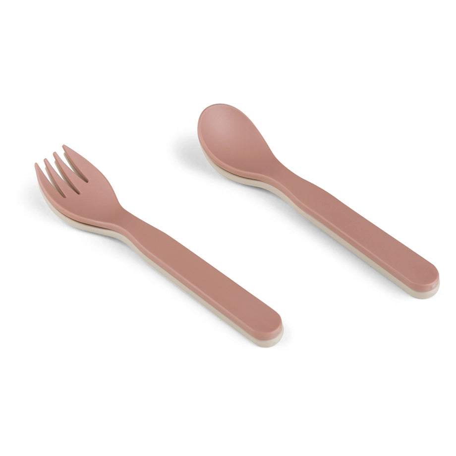 Citron PLA Cutlery Set Of 2 And Case (Pink Cream)