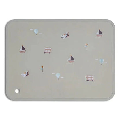 Citron Silicone Placemat Rectangle Vehicles