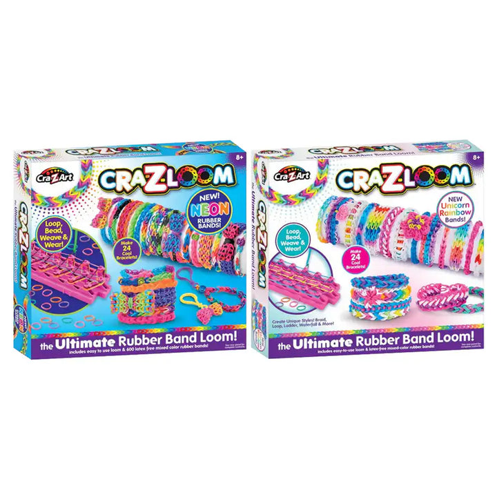 CraZart Crazloom Ultimate Rubber Band Loom Asstd