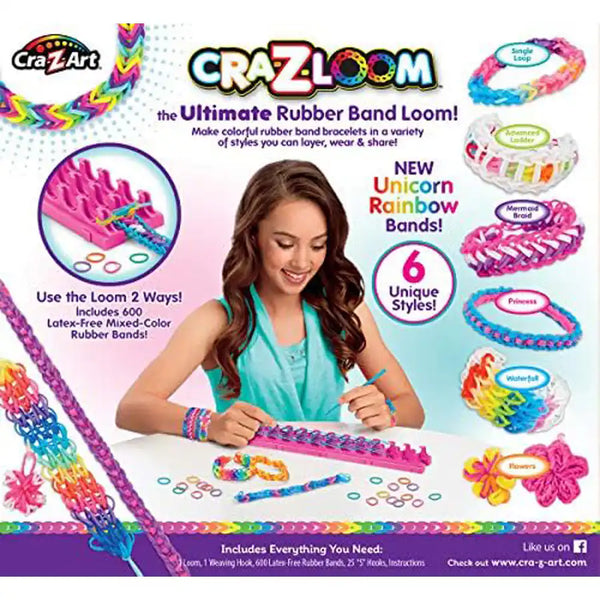 CraZart Crazloom Ultimate Rubber Band Loom Asstd