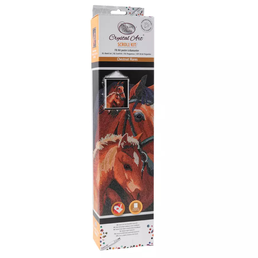 مجموعة مخطوطات فنية من الكريستال من Chestnut Mares مجموعة مخطوطات فنية من الكريستال من Chestnut Mares