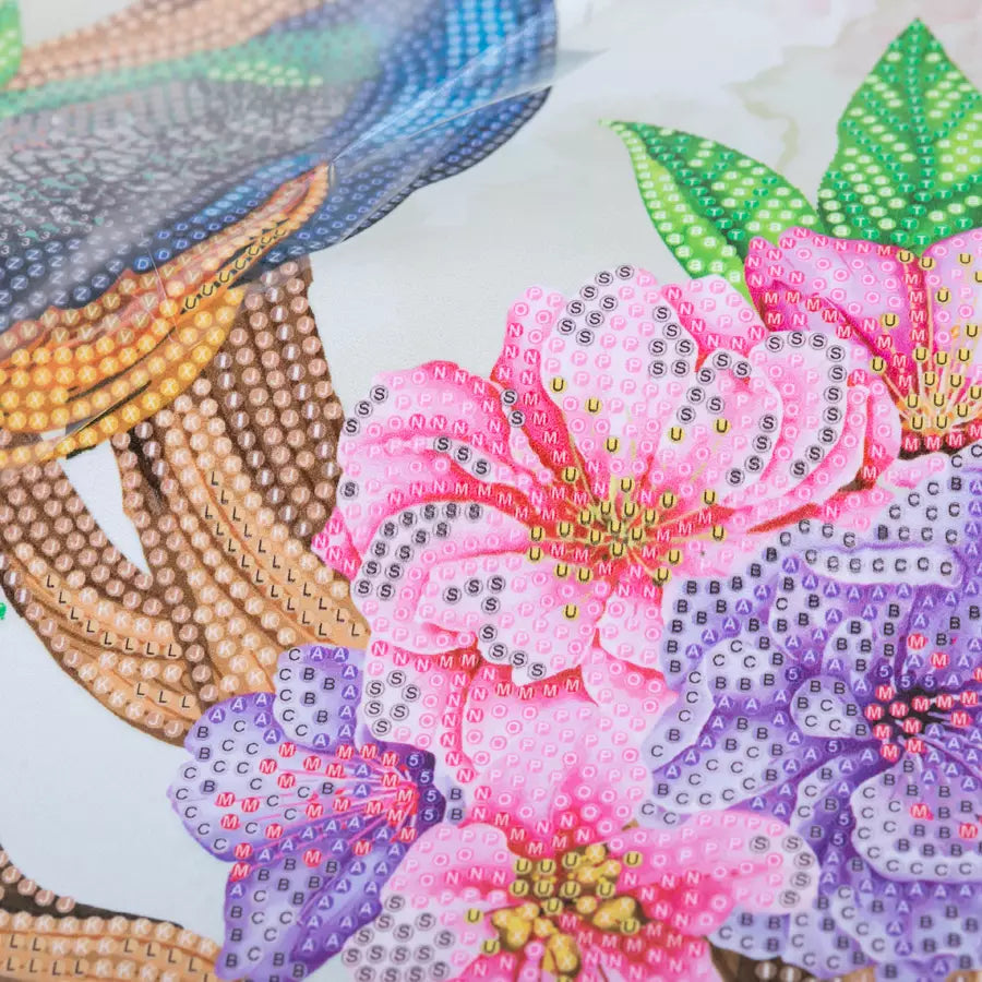 Peacock Peony Crystal Art Scroll Kit Peacock Peony Crystal Art Scroll Kit