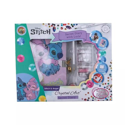 Stitch & Angel Crystal Art Secret Diary