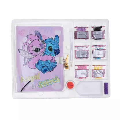 Stitch & Angel Crystal Art Secret Diary