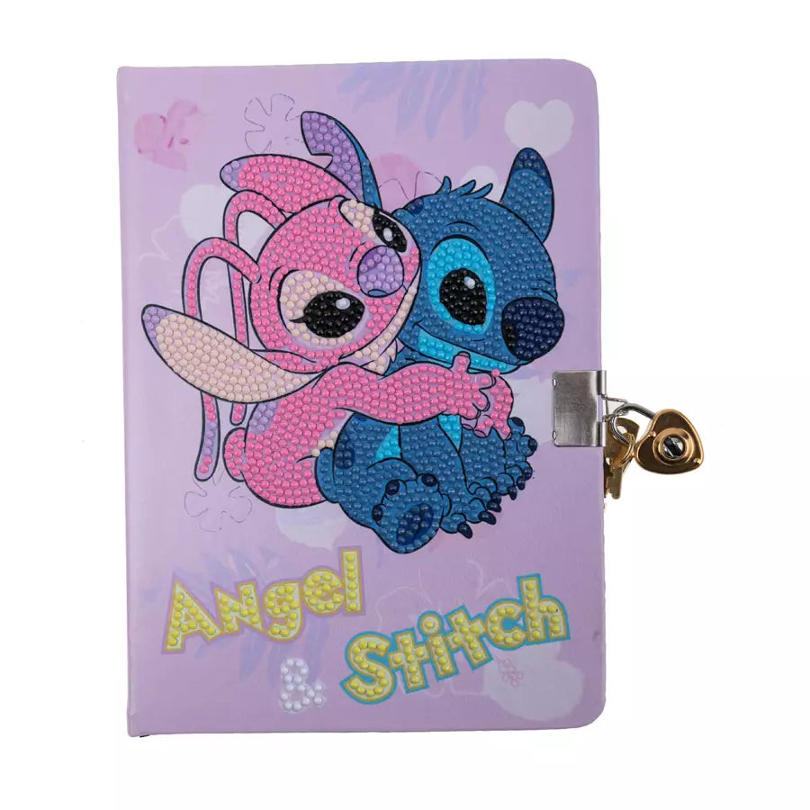 Stitch & Angel Crystal Art Secret Diary