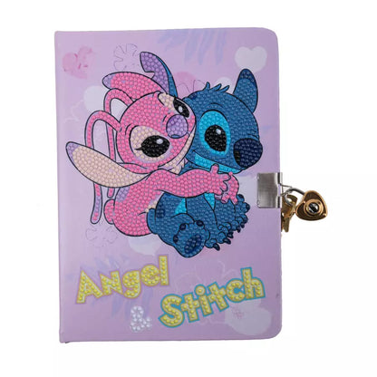 Stitch & Angel Crystal Art Secret Diary