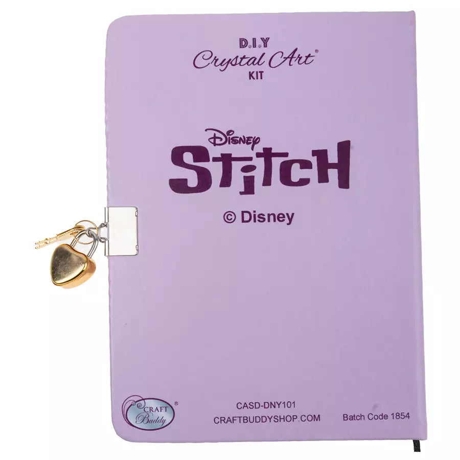 Stitch & Angel Crystal Art Secret Diary