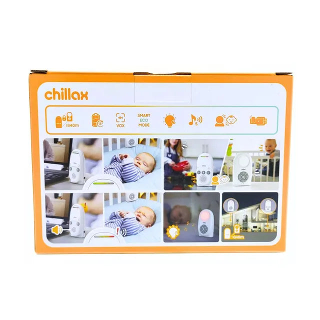 Chillax CB210 Audio Baby Monitor Nightlight & Two-Way Talk