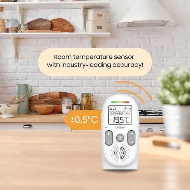 Chillax CB260 Audio Baby Monitor LCD, Temp Sensor & Talk