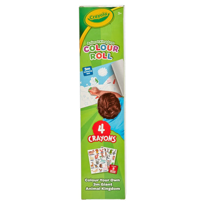 Crayola Hunter Colour Your Own Map Roll (Animals) with 4 Crayons