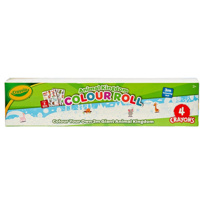 Crayola Hunter Colour Your Own Map Roll (Animals) with 4 Crayons