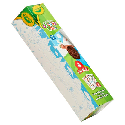Crayola Hunter Colour Your Own Map Roll (Animals) with 4 Crayons