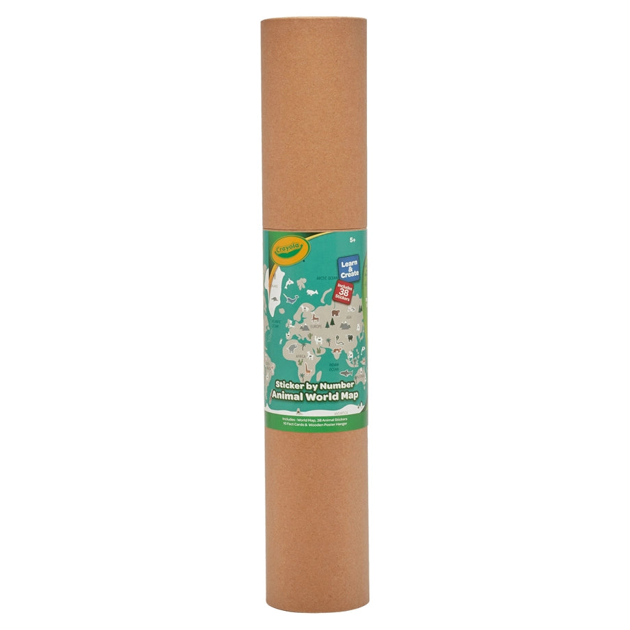 Crayola Hunter Animal World Map