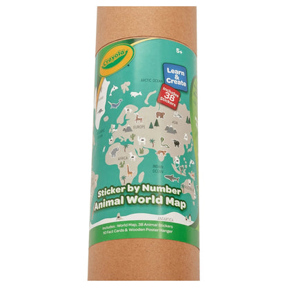 Crayola Hunter Animal World Map
