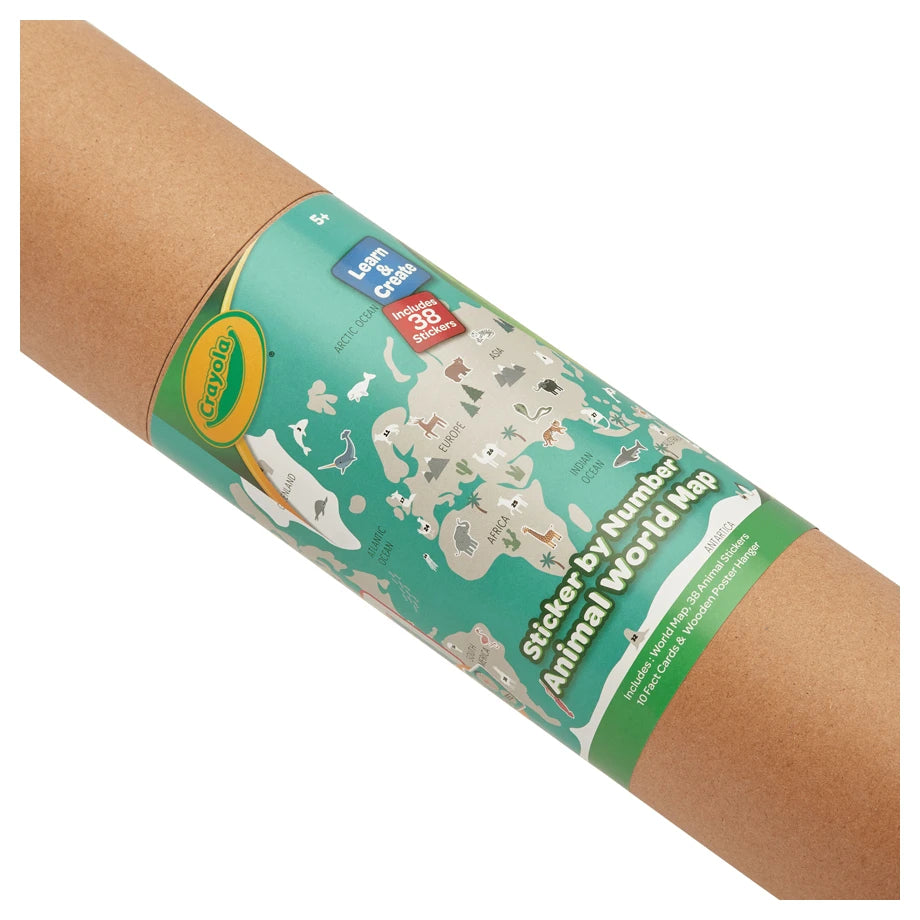 Crayola Hunter Animal World Map