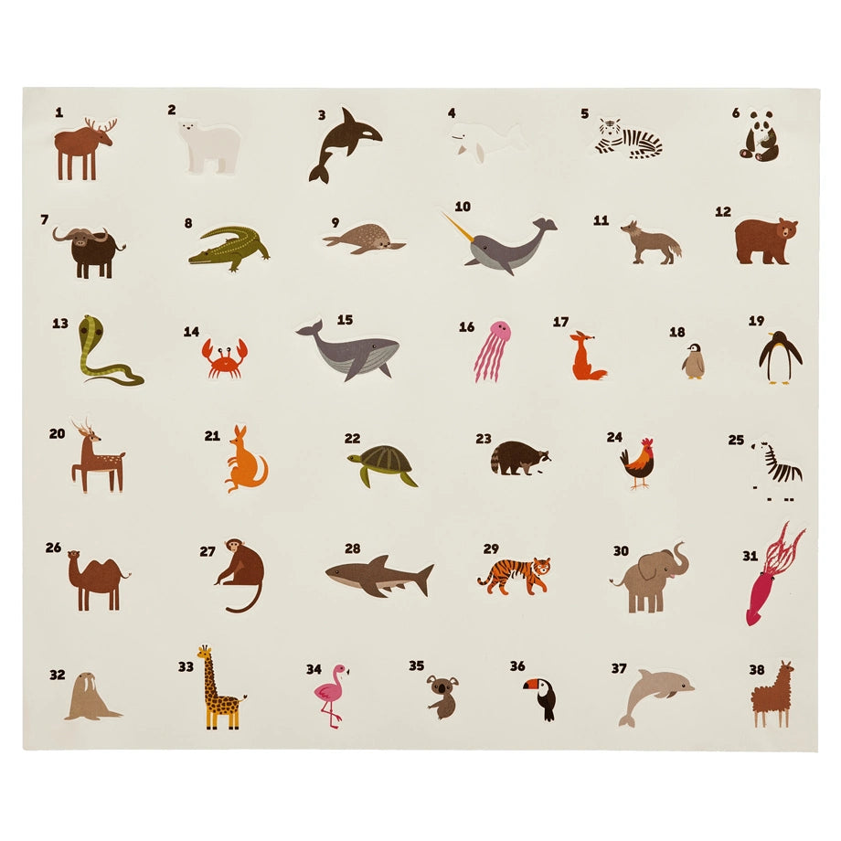 Crayola Hunter Animal World Map
