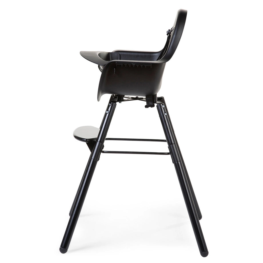 Childhome Evolu 2 Chair 2-in-1 + Bumper (Black)