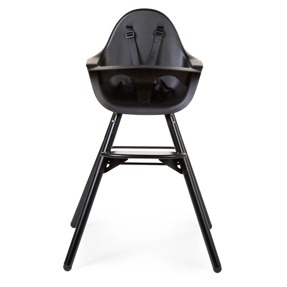 Childhome Evolu 2 Chair 2-in-1 + Bumper (Black)