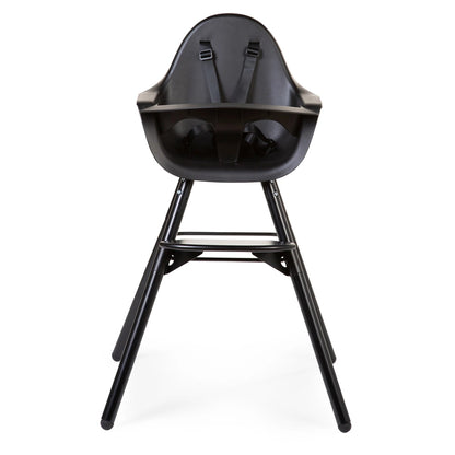 Childhome Evolu 2 Chair 2-in-1 + Bumper (Black)