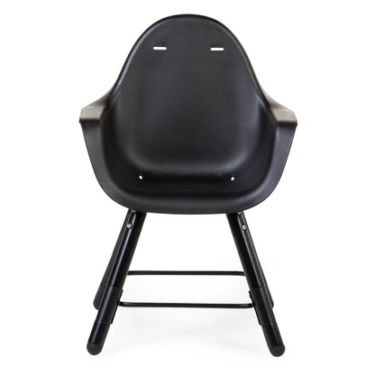 Childhome Evolu 2 Chair 2-in-1 + Bumper (Black)