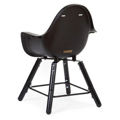 Childhome Evolu 2 Chair 2-in-1 + Bumper (Black)