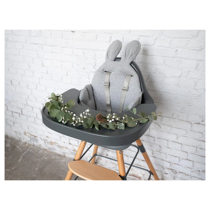 Childhome Evolu 2 Chair 2-in-1 + Bumper (Natural Anthracite)