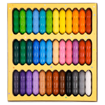 Haku Yoka Happy Pea Pod Crayons 36 Colours