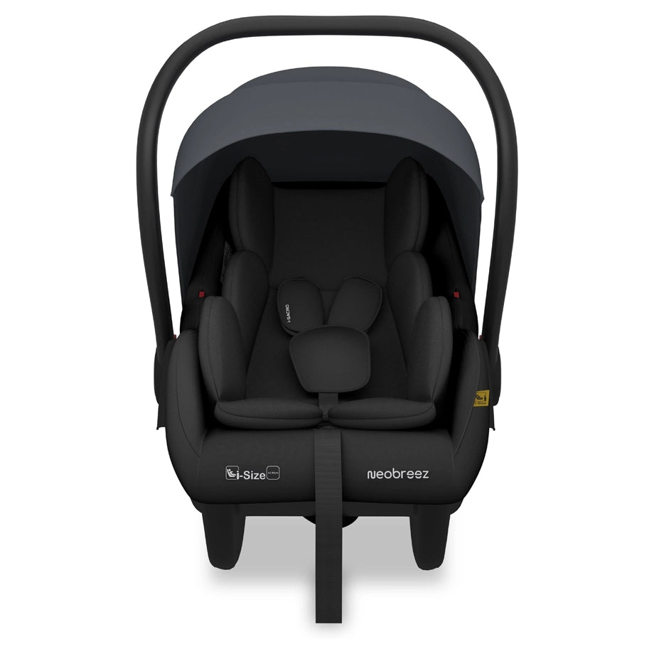 Neobreez Sacro I-Size Lightweight Baby Car Seat Carrier (Grey/Black)