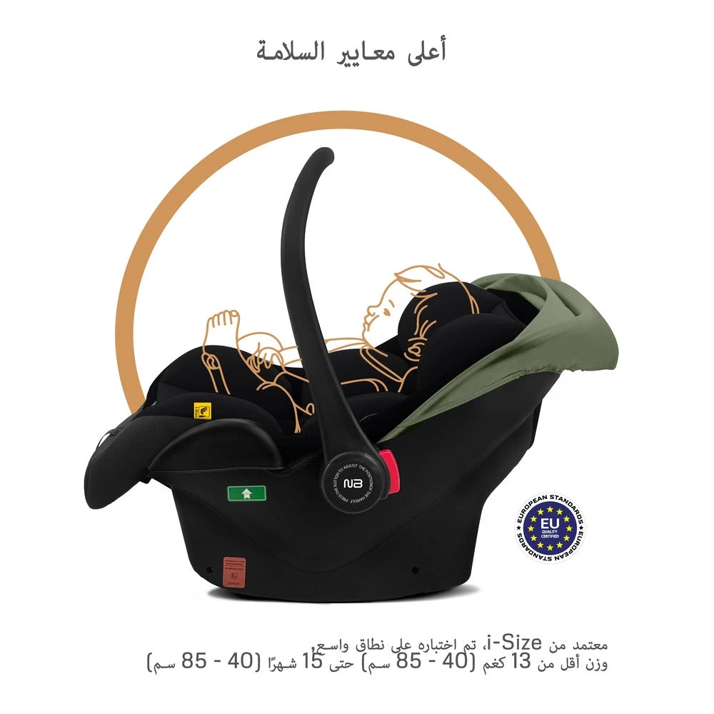 مقعد سيارة خفيف الوزن للأطفال من Neobreez I-Sacro مقعد سيارة خفيف الوزن للأطفال من Neobreez I-Sacro