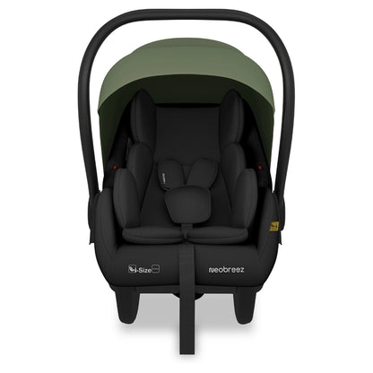 Neobreez Sacro I-Size Lightweight Baby Car Seat Carrier (Green/Black)