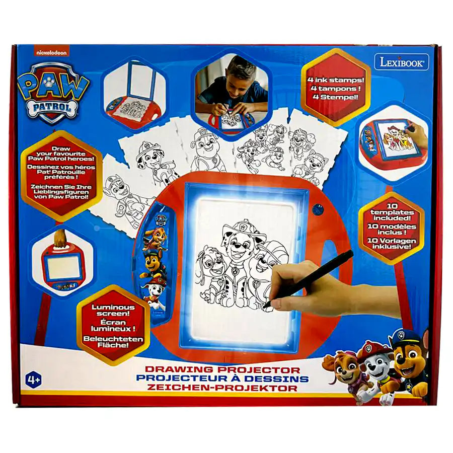 جهاز عرض رسومات Lexibook Paw Patrol مع قوالب وطوابع جهاز عرض رسومات Lexibook Paw Patrol مع قوالب وطوابع