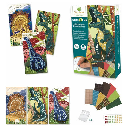 Sycomore 3 Dinosaur Mosaics Kit