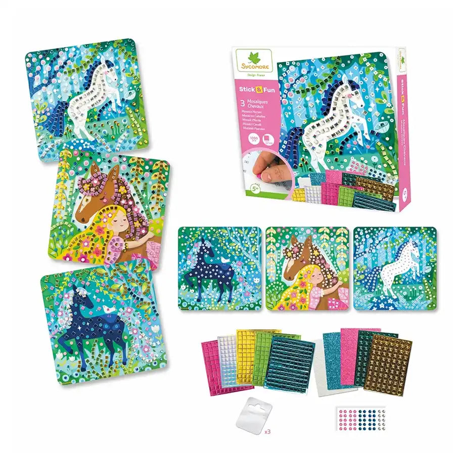 Sycomore 3 Horse Mosaics Kit