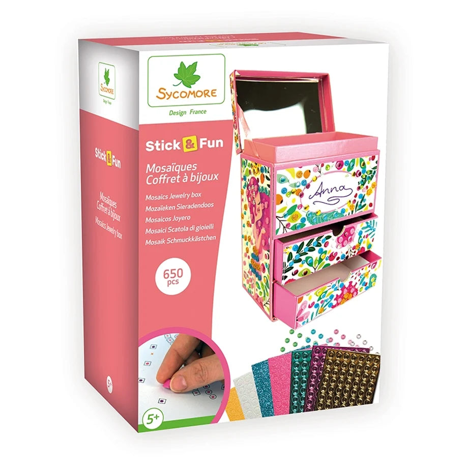 Sycomore 3D Mosaics Jewelry Box Kit