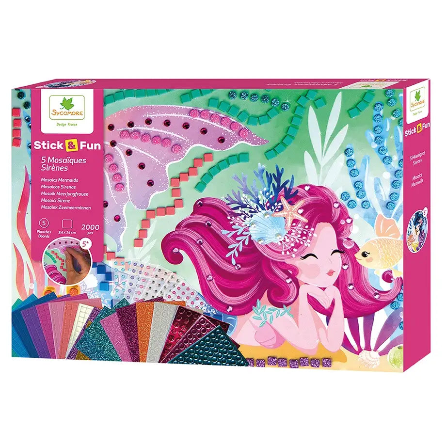 Sycomore 5 Mermaids Mosaics Kit