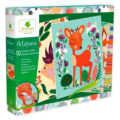 Sycomore 10 Sand Boards – Forest Animals